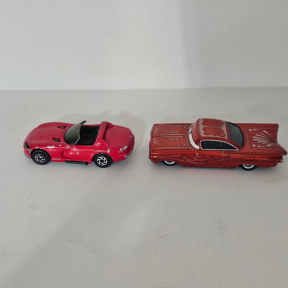 Matchbox Dodge Viper RT/10 1993 & Disney Pixar Cars Ramone Red Diecast Lot